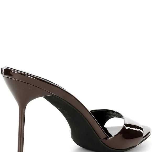 Jeffrey Campbell Dark Brown Patent Heels - Picture 2 of 6